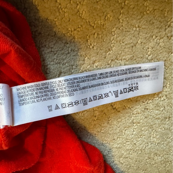 Disney Red Hooded Kids Swim Coverup Minnie Mouse - Picture 6 of 8